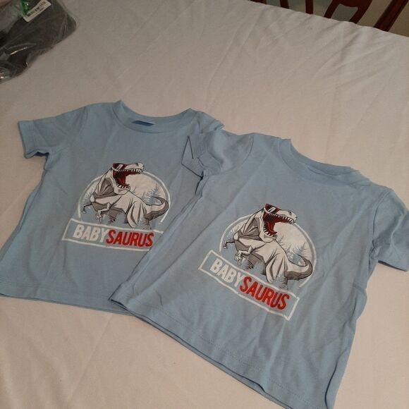 Two NWT Size 2T Boys Baby Saurus T-Shirts 👕 - Picture 1 of 3